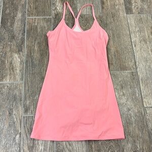 outdoor voices pink exercise dress